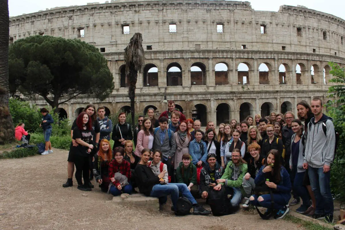 Turisti v Římě